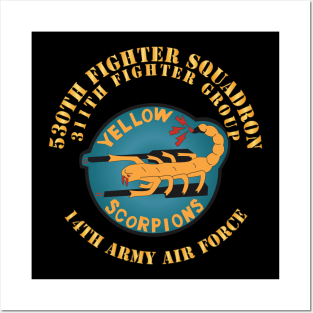 530th Fighter Squadron 311th Fighter Group 14th Army Air Force X 300 Posters and Art